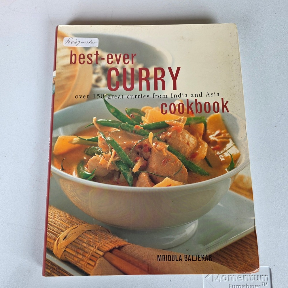 Best-Ever Curry Cookbook Mridula Baljekar India Asia 150 Recipes 2004 Paperback